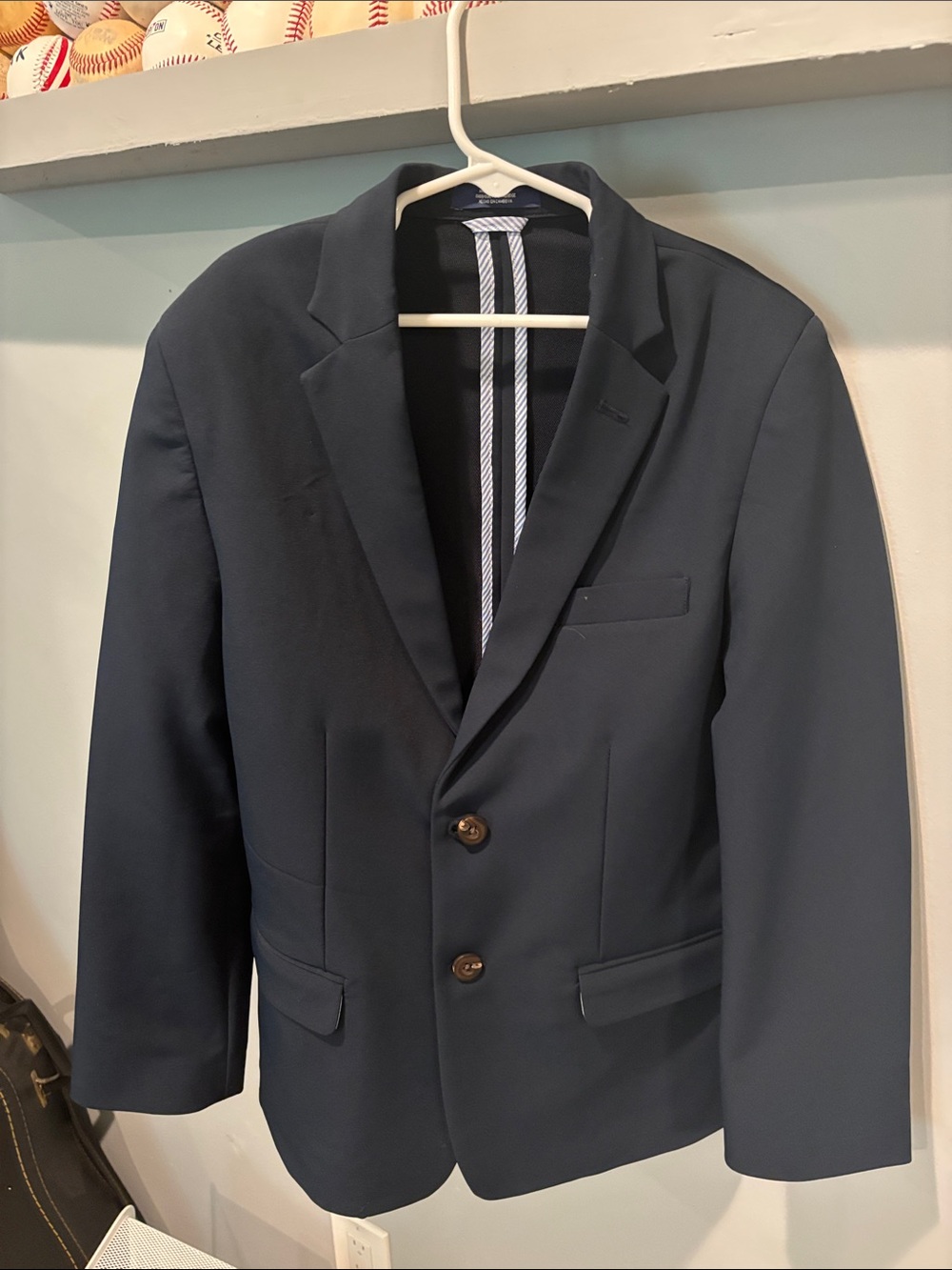 Izod Navy Two-Button Sport Coat